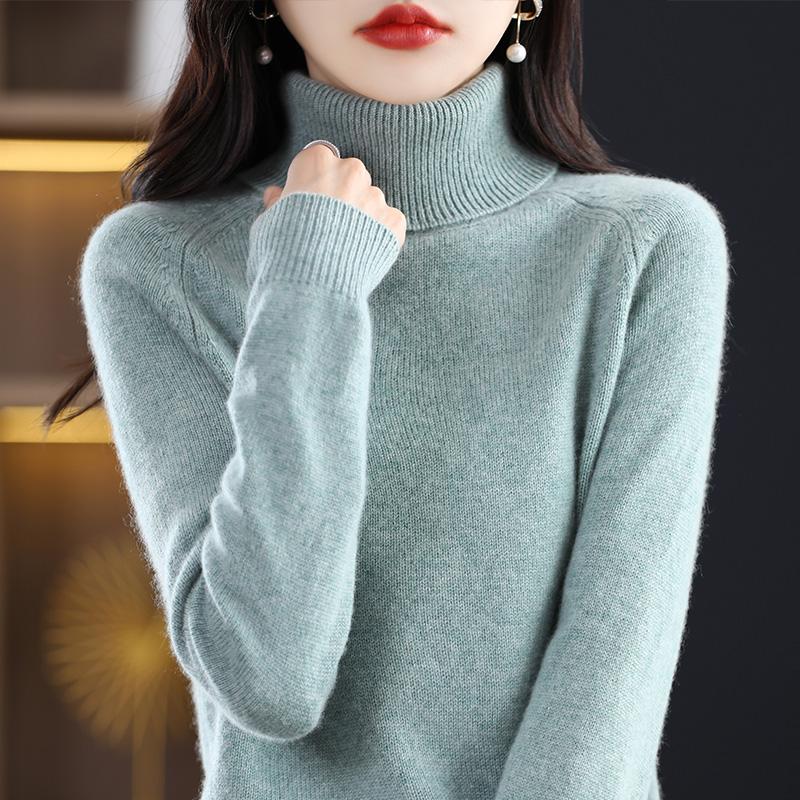 Women Sweater Turtleneck MODERN NEW SAGA Winter Knitted Pullover Autumn Soft Warm Wool Sweaters Knit Top Female Jumper