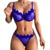 Beauty ebay hot-selling women's clothing hollow belt steel ring three-point sexy underwear set is sent on behalf of one person.