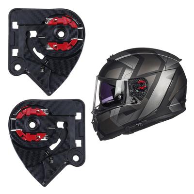 1 Pair Motorcycles Helmet Visors Shield Gear Base Plate Lens Holder For FF801 FF323 FF390 FF397 Helmet Lens Fixing Base
