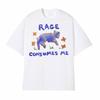 Rage Consumes Me Funny Lamb Unisex Tshirts Unisex Women Vintage Oversized Tshirt Summer Casual Classic 100 Cotton ONeck T Shirt