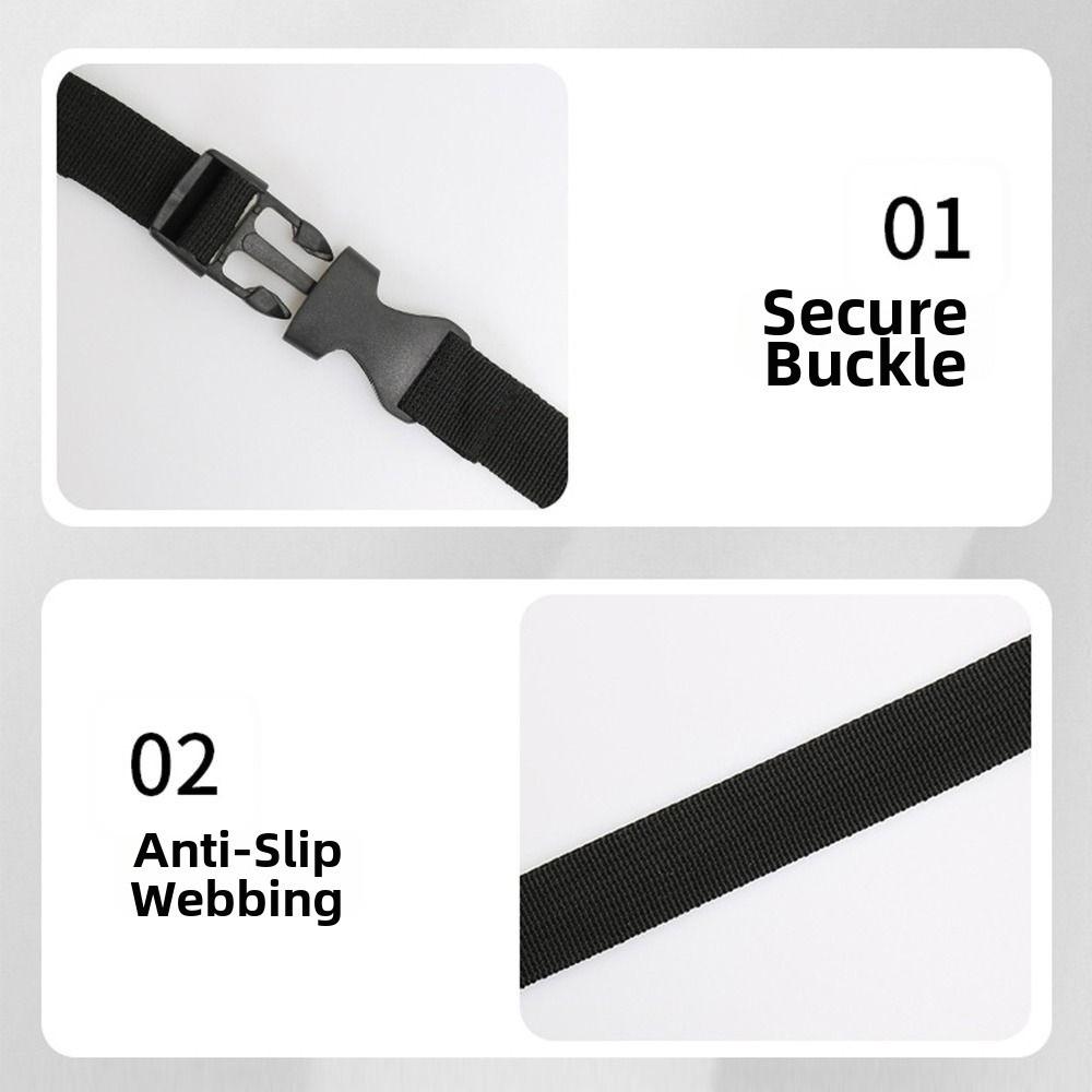 Foldable Travel Foot Rest Adjustable Car Seat Gap Leg Sling Hanging Foot Pad Long Journey