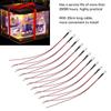 20PCS 5mm Prewired LED Diodes 5‑12V Single LED Bulbs Individual Light Emitting Diodes  DIY Projects