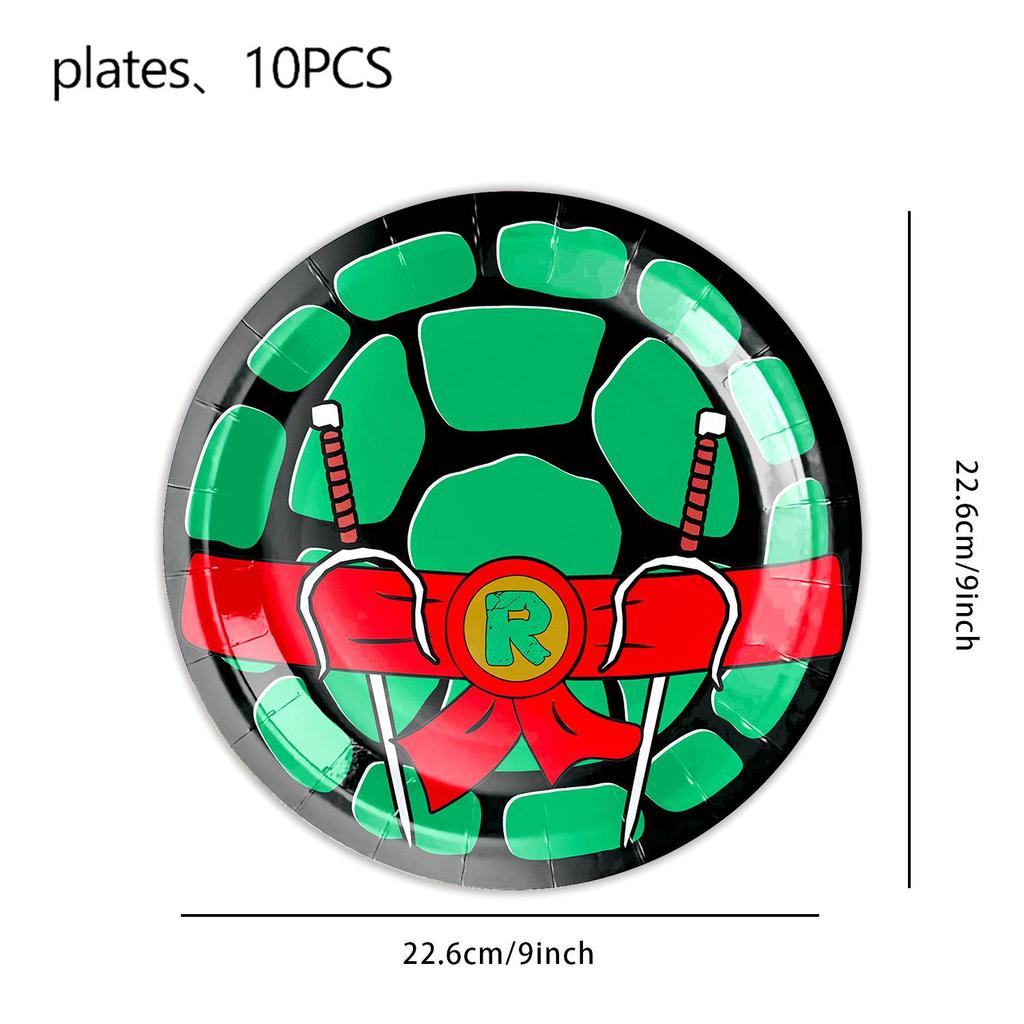 Teenage Mutant Ninja Turtles Kids' Party Tableware & Decoration Set