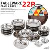 Suiyuan Portable Outdoor Camping Dinnerware Set