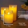 Rechargeable LED Candle Lights with Remote Control for Weddings, Birthdays, and Romantic Proposals