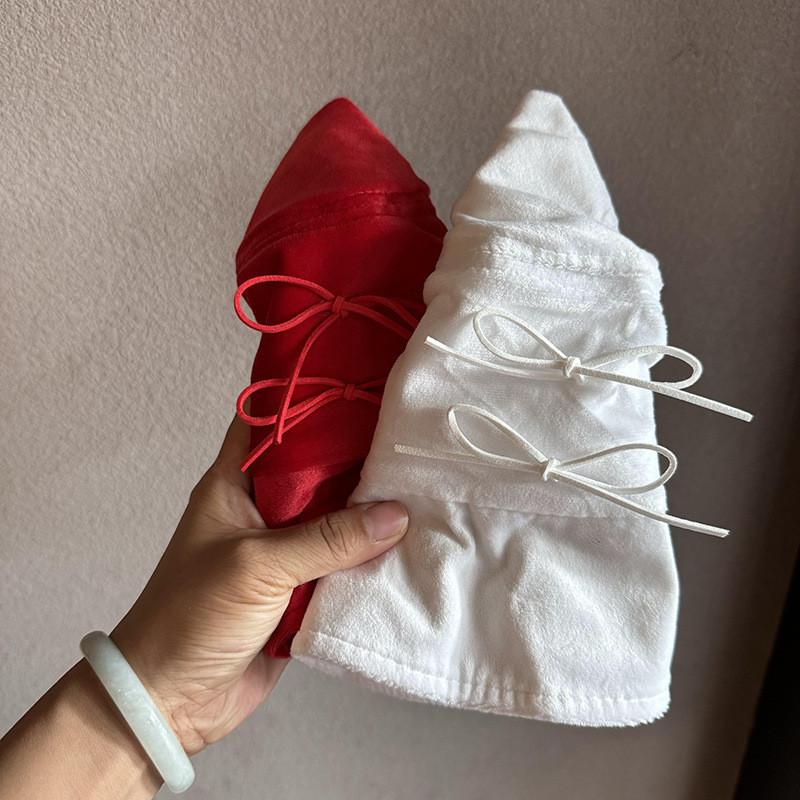 Fisherman Cap Bowknot Solid Color Bucket Hat Sun Protection Gift Breathable