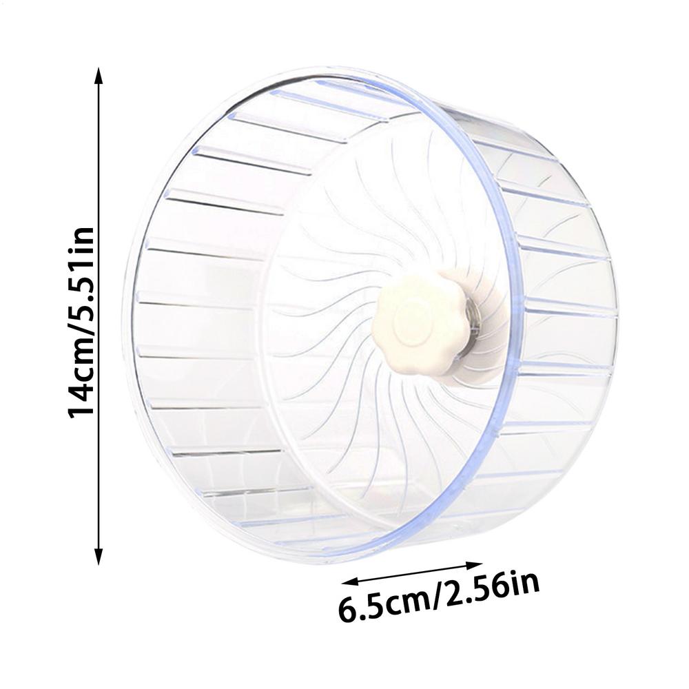 Hamster Running Wheel Double Layer Bearings Silent Small Animal Rolling Exercise Wheel For Hamsters Gerbil Guinea Pig Small Pet