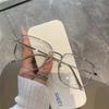 Myopie-Brille Blaulichtfilter-Brille Vintage Großes Gestell Transparent Computer-Myopie-Brille für Damen -4,0 Bis 0