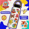 50-300 Cartoon Cute Children's Animals Doodle Stickers Stationery Stickers