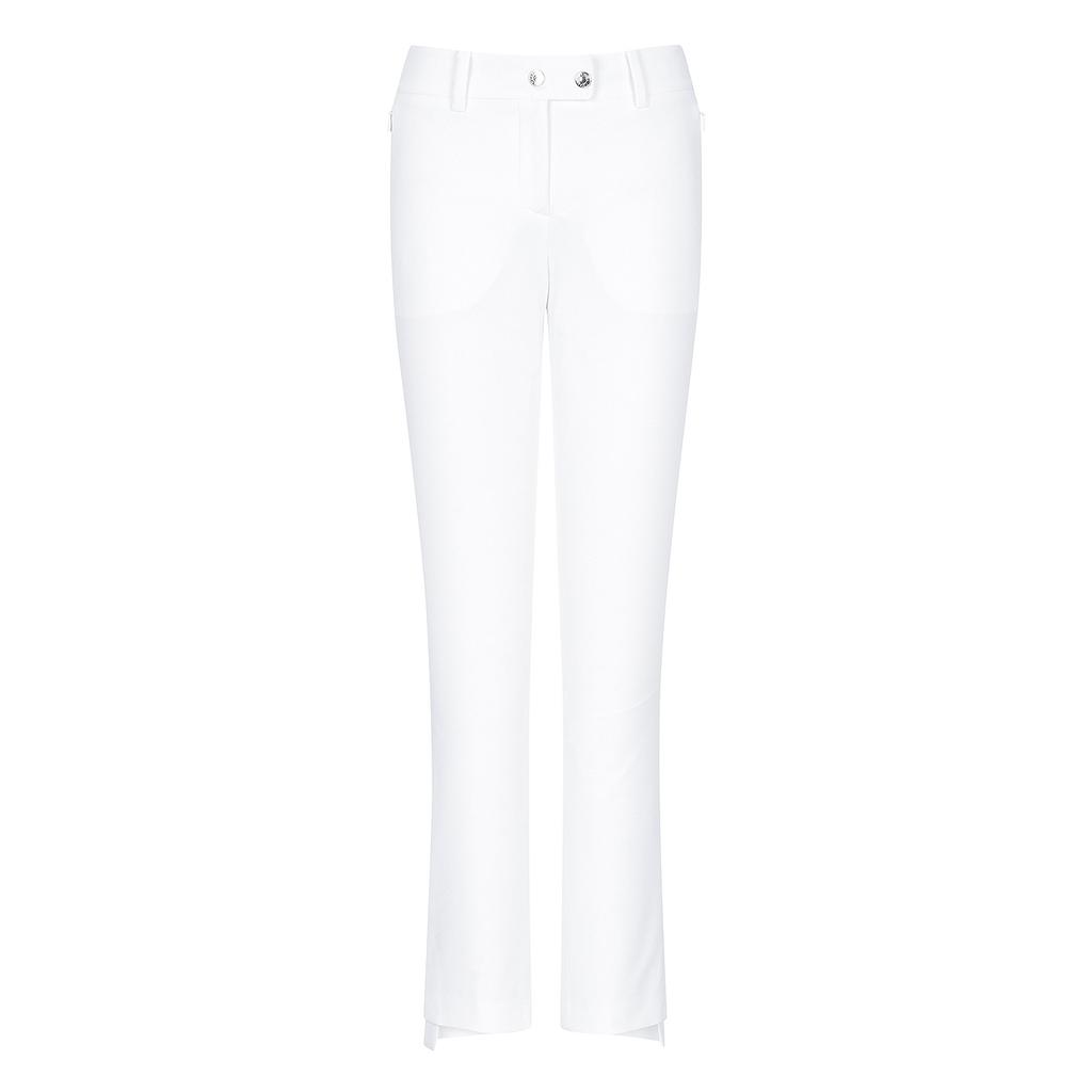 Martin Golf Hem Cutting Slim Pants_White