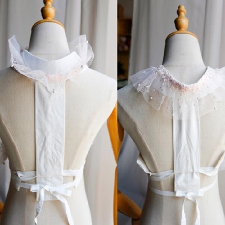 Japanese Rffle Lace Kimono Collar Core Collar Lining Traditional Kimono Accessories Japanese Stiff Collar Core for Women