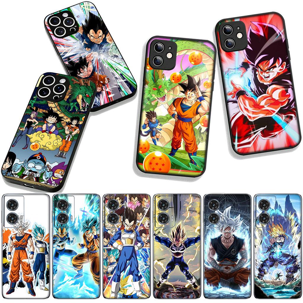 Z Dragons Vegeta Son Gokus Balls for Motorola Moto G54 G05 G24 G45 G55 G75 G85 G15 G57 G86 Power Edge 50 30 Fusion neo Pro Case