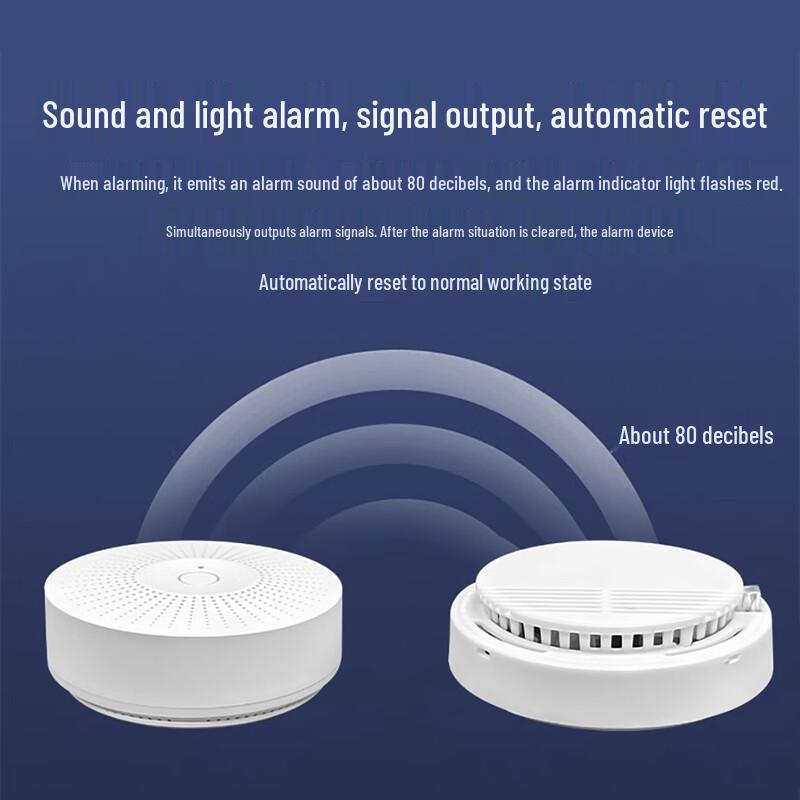 Smart Wired Ceiling Natural Gas Detector