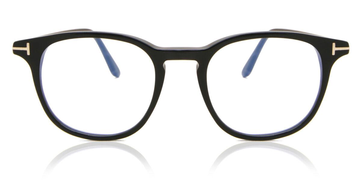 

Tom Ford Ft5832 B Blue Light Block 001 Men Eyeglasses Shiny Black/50
