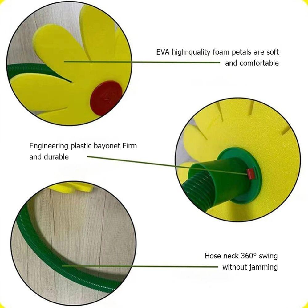 720 Rotating Crazy Spin Sprinkler Funny Water Spray Toy Garden Decor Dancing Daisy Sprinklers  Farm