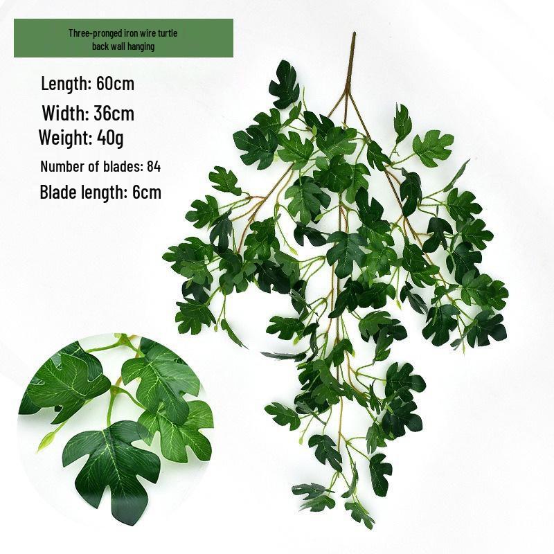 

Декоративні штучні ліани із зеленої редьки - настінні орнаменти з листя