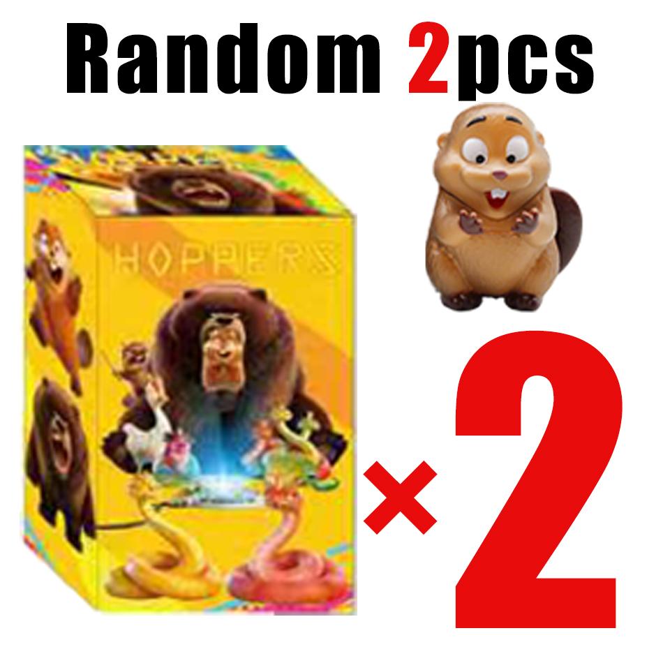 In stock  Beaver Transformation Plan Series  Figure Hoppers Action Figure Movie Model Toys Kids Gift Backpack decoration