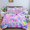 Cartoon Animal Duvet Cover Luxury Soft Bedding Set For Children Bedroom Quilt  Comforter Cover King Twin Home Decor