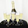 10pcs Durable Champagne Glass Clear Red Wine Glass Plastic Champagne Flute Goblet  Party Favors