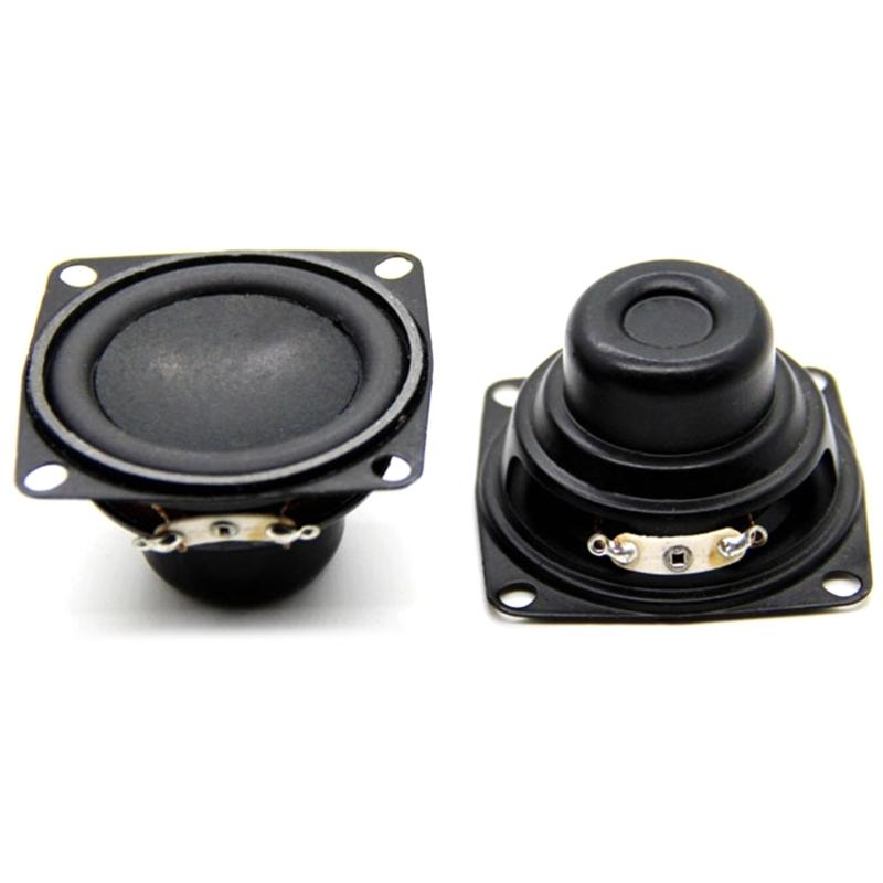 53mm Speaker Unit Compact 2inch 4 Ohm 10W Speaker Replacement Versatile Metal Speaker Component for Portable Devices