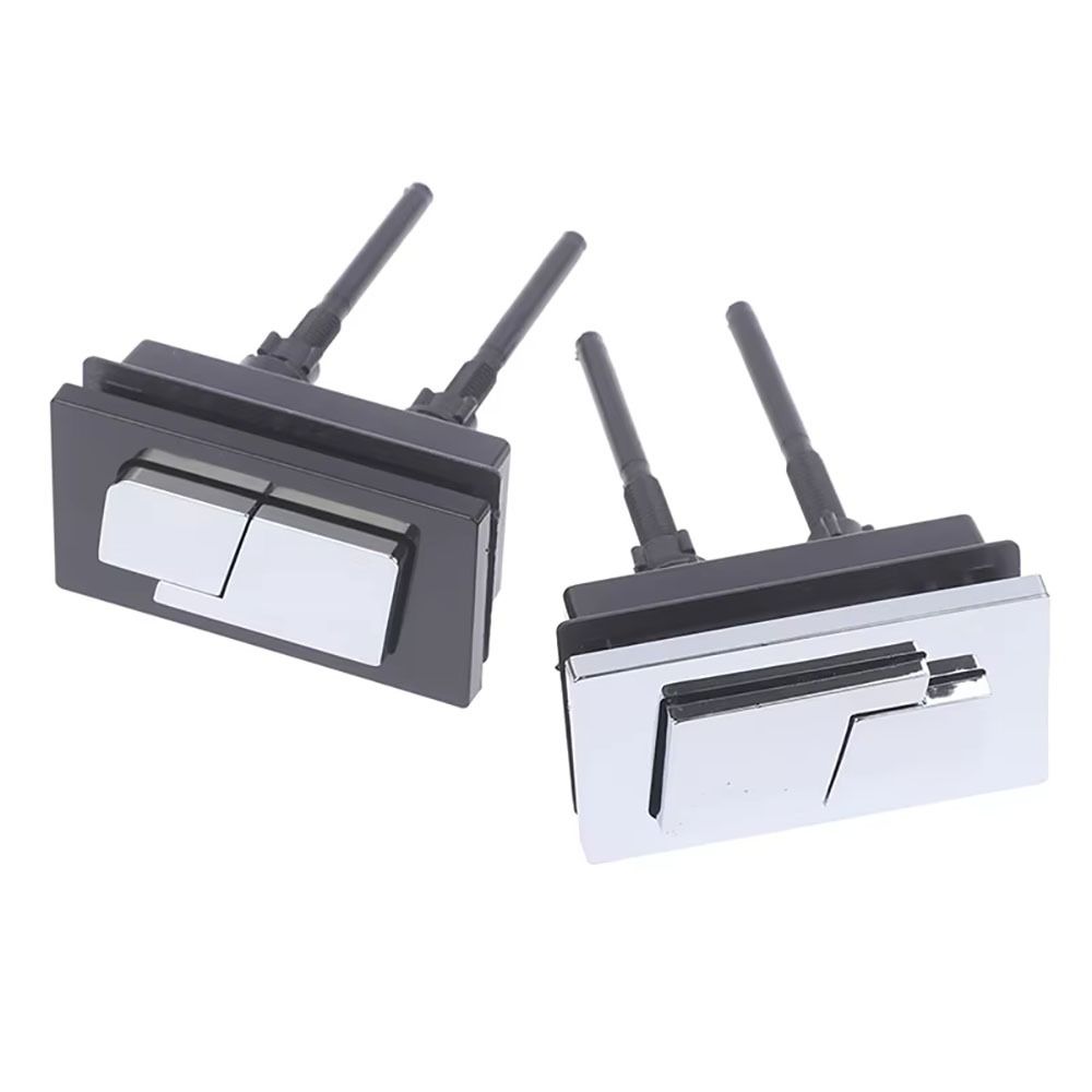 1Pcs Plastic Toilet Push Buttons Round/Square Shape Dual Flush Button  Bathroom Accessories