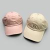 Spring And Summer Niche Embroidery F Letter Crescent Baseball Cap Men'S And Women'S Sunshade Casual Simple Versatile Cap