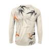 Men's Fashion Printed Raglan Long Sleeve Sports Top