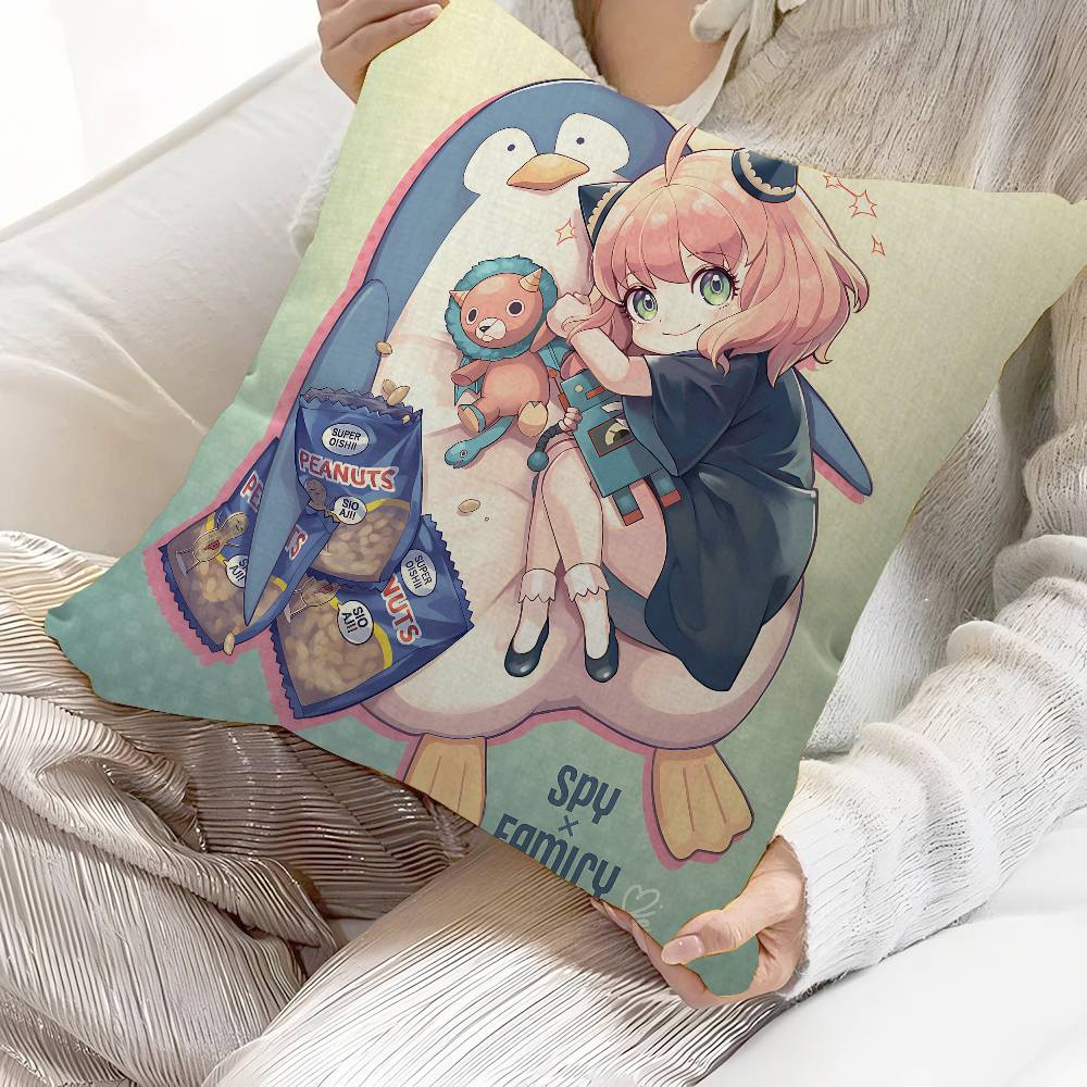 Spy SPies x FAMILies Pillow Gift Home Office Decoration Bedroom Sofa Car Cushion Cover case 45x45