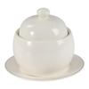 Sishi Yanhuo Ceramic Drum-Shaped Stew Bowl - 5 Inch (Set of 5)