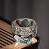 50ml Elmas Kesim Kristal Likör Bardakları Viski Siyah Çay için Çift Tabanlı Bardak Sake Soju Brendi Çay Fincanı