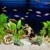 Lifelike Simulation Reptile Plant Rainforest Habitat Decoration for Terrarium Reptile Tank Box Aquarium Landscaping Fake