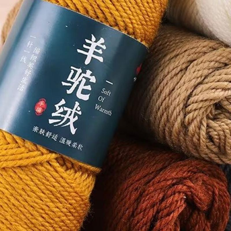 Pack Of 5 Wool Yarn 100g/Roll Knitting Wool Yarn For Sweaters Scarves Hat Glove Crocheting Rugs Knitting Project