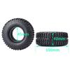 TRZX 1.9" 100mm Rubber Wheel Tire Upgrade Parts for 1/10 Axial SCX10 TRX4 D90 RC Crawler Car (4 Pieces)