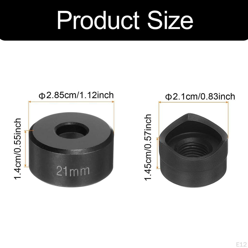 Handheld Metal Sheet Punch Tool, Hexagon Cutter Designed for Aluminum And Steel Plates