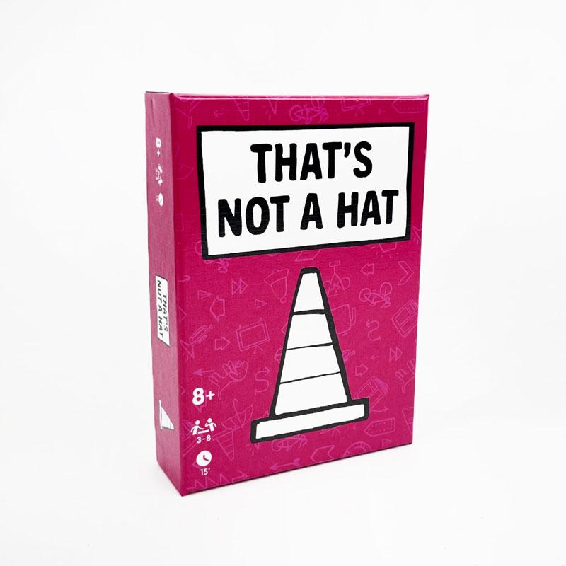 

That s Not A Hat-Fun Bluffing & Memory Party Game for All Ages Components | Ideal for Family Gatherings | Great Replay Value червоний