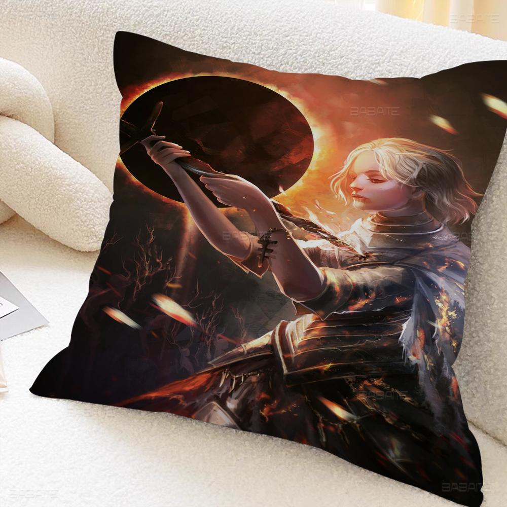 Cartoon Dark Anime Soul Cushion Cover Inches Farmhouse Decor Home Throw Pillow Covers For Couch Decorations