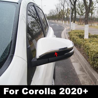 Für Toyota Corolla Kreuz SUV 2020 Zubehör 2 teile/los Auto Styling Seite Flügel Rückspiegel streifen abdeckung trim Dekoration