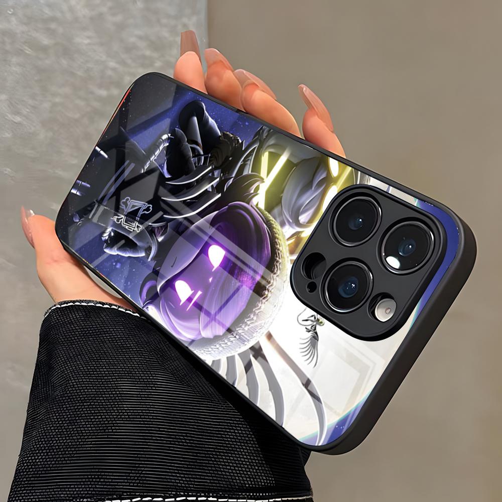 Murder Drones Phone Case For IPhone 17 Pro Max 16 15 14 Pro Max 13 11 X Xs Xr 8 7Plus Glass Cover