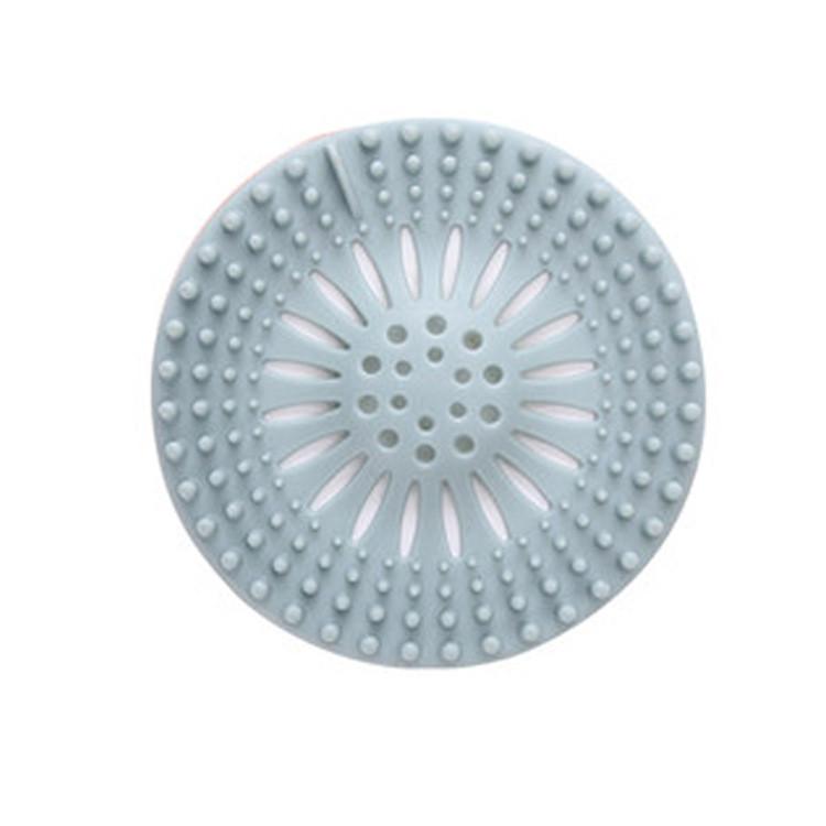 Silicone Drain Cover With Hair Filter For Bathroom Kitchen Preventing Clogs Nonslip Mat