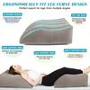 Ergonomic Leg Elevation Wedge Pillow: Support And Decompression for Post-Surgery, Knee & Hip Relief, And Improved Circulation