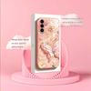 Pink Glitter Butterfly Fashion phone case s26 ultra case quad lock glass for Samsung Galaxy S26 S25 S24 S23 S22 FE Ultra Pl