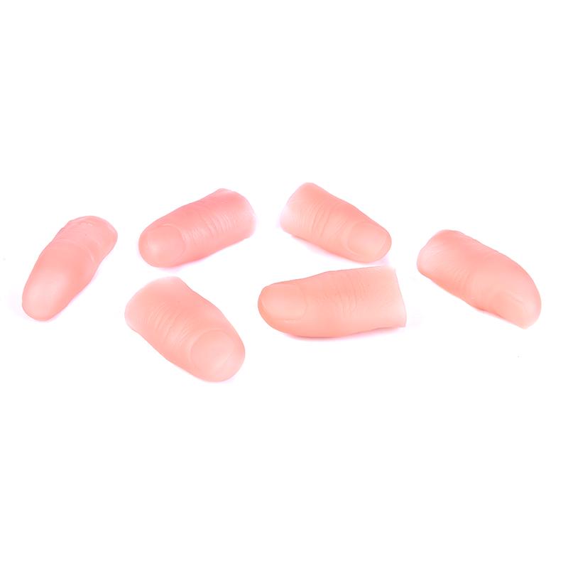3 szt./zestaw Fałszywa Miękka Końcówka Kciuka Palec Fałszywy Magiczny Pojawiający się Palec Sztuczka Rekwizyt