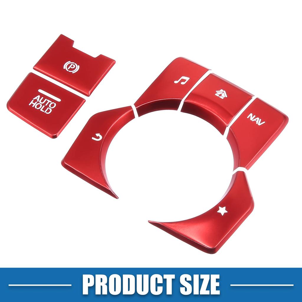A ABSOPRO Car Center Console Gear Panel Multimedia Handbrake Switch Cover Trim for Mazda