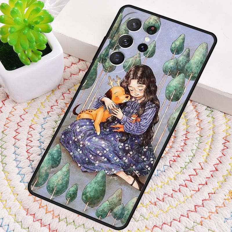 The Diary Of A Forest Girl TPU Phone Case For Samsung Galaxy note 10 pro S26 S25 S24 S23 S22 Ultra Plus S21 FE S20 Cover