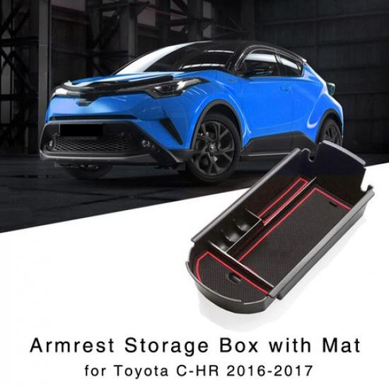 Armrest Storage Box Organizer for Toyota C-HR CHR 2016- Central Console Tray
