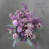 Purple Wedding Floral Scene: Aisle, Backdrop & Welcome Area Arrangement Set