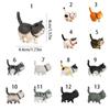 Resin Cat Shape Drawer Knobs Lovely Hanging Hooks Hardware Decor Wardrobe Door Knob Handle  Cabinet
