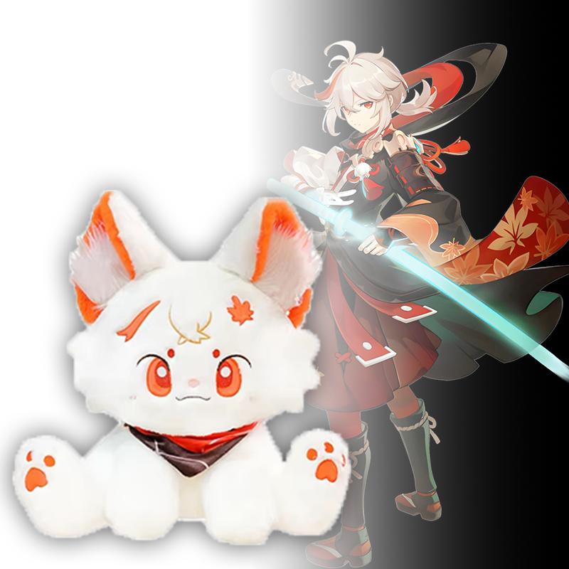 2 Sizes and Styles Cartoon Game Genshin Plush Toy Soft Anime Figure Venti Cat Cosplay Peripheral Plushie Accompany Doll Kid Gift