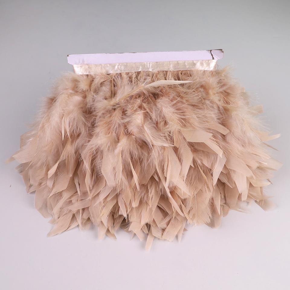 10 Meters Turkey Feathers for Clothes DIY Marabou Feather Fringe for Needlework Party Plume Handmade Mirror Home Decor Wholesale