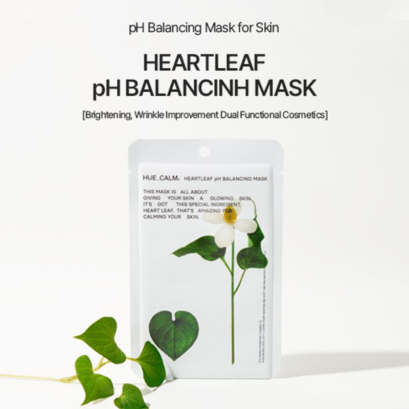 huecalm Herzblatt PH-Ausgleichende Maske (1ea)